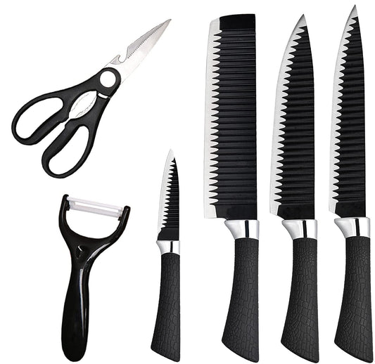SKYTONE 6 PCS Kitchen Knife Set