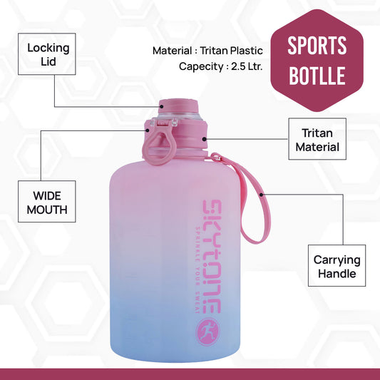 SKYTONE Gallon Water Bottle 2.2 Litre- PINK