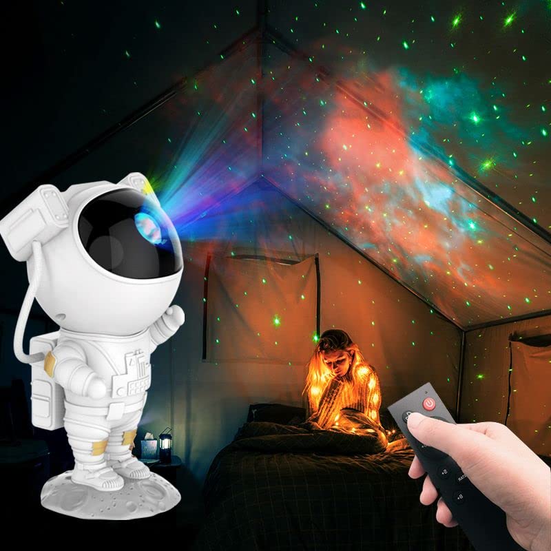 SKYTONE Astronaut Star LED Projector Night Light with Remote Control, Adjustable Head Angle for Home Party Ceiling Decor, Valentine Gift