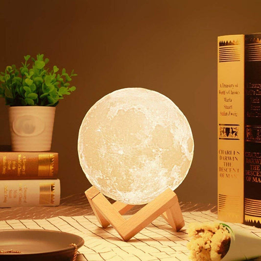 SKYTONE 3D Touch Control Moon Lamp with USB Charging