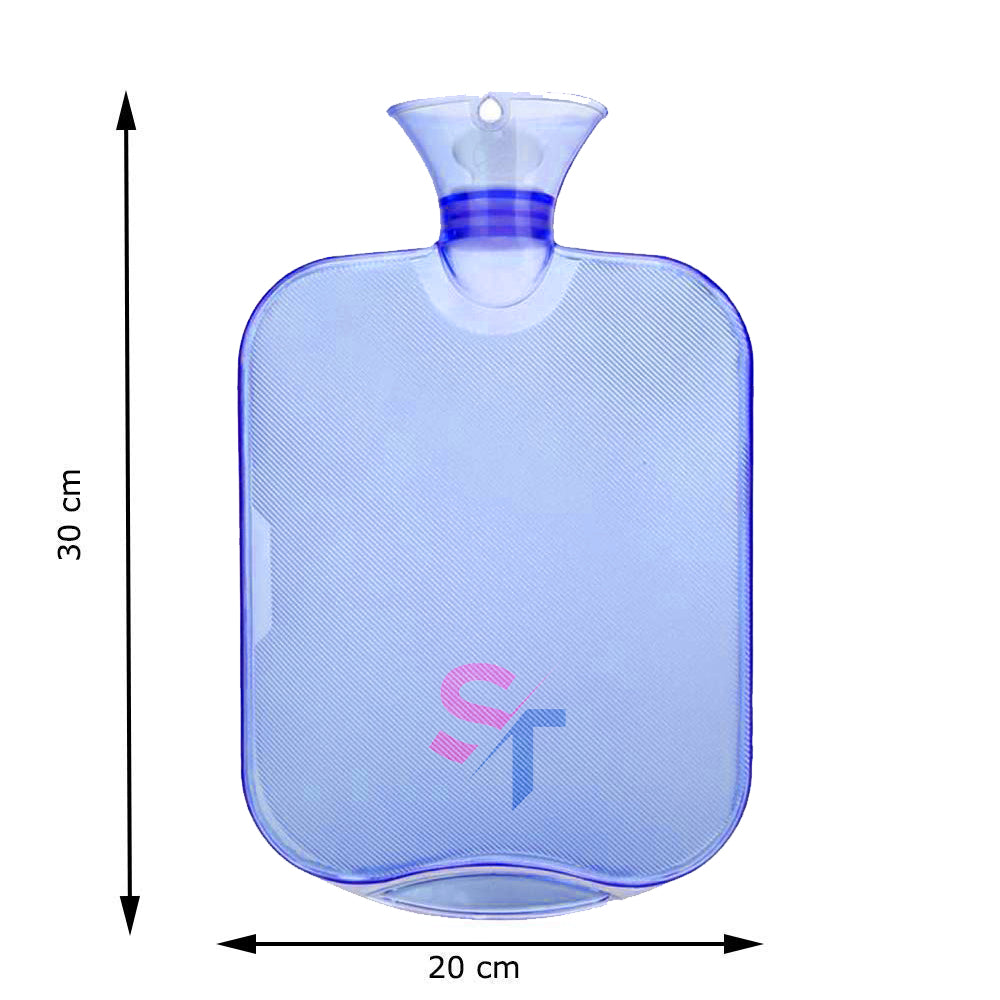 SKYTONE 2 L Hot Water Bag For Pain relief, back, shoulder,knee & head (Blue)