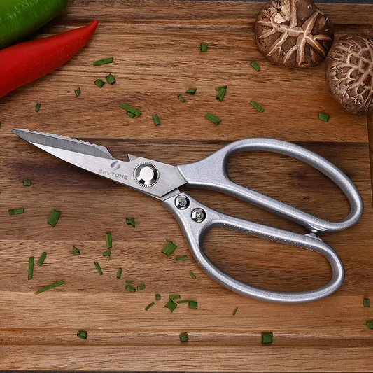 SKYTONE Multi Purpose Kitchen scissor Stainless Steel Solid Kitchen Shears for Meat, Seafood, Chicken, Vegetables, Herbs, BBQ, Bottle Opener scissors