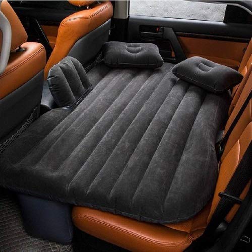 SKYTONE Travel Inflatable Car Bed Mattress (BLACK)