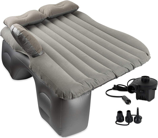 SKYTONE Travel Inflatable Car Bed Mattress (GREY)