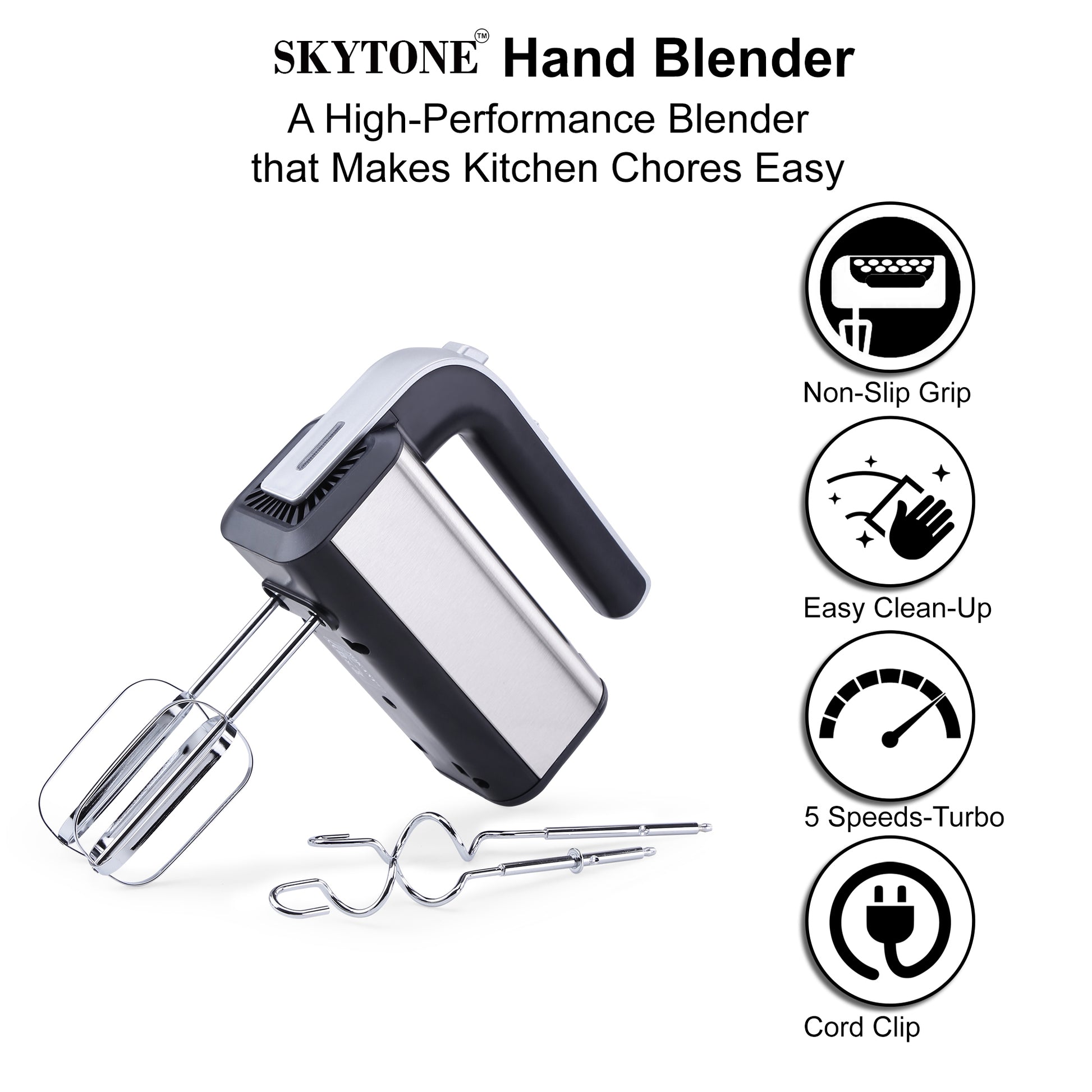Skytone 800-Watt Hand Mixer Beater