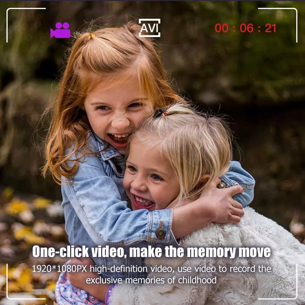 SKYTONE Kids Digital Toy Camera Video Recorder (Pink)