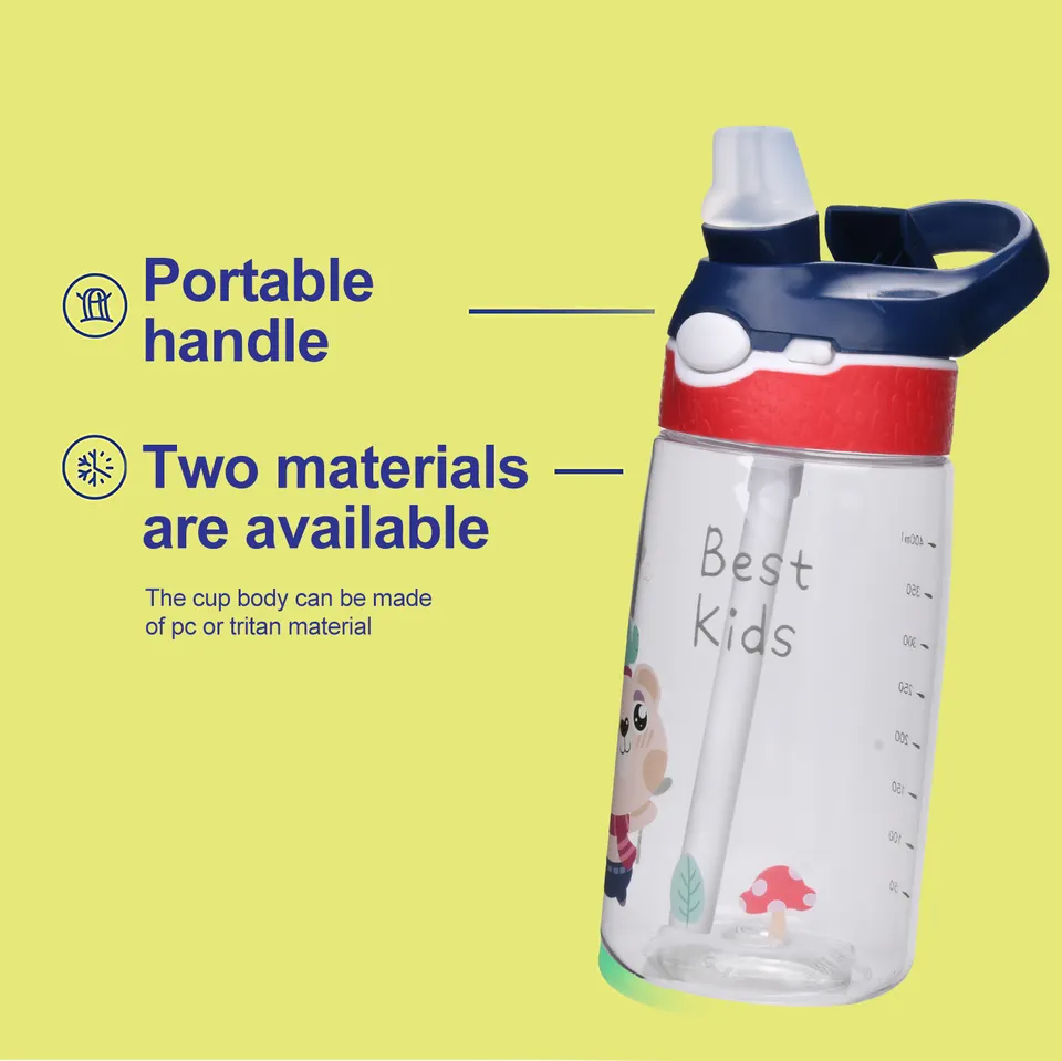SKYTONE Sipper Water Bottle for Kids | Anti-Leak School Water Bottle ( PURPLE )